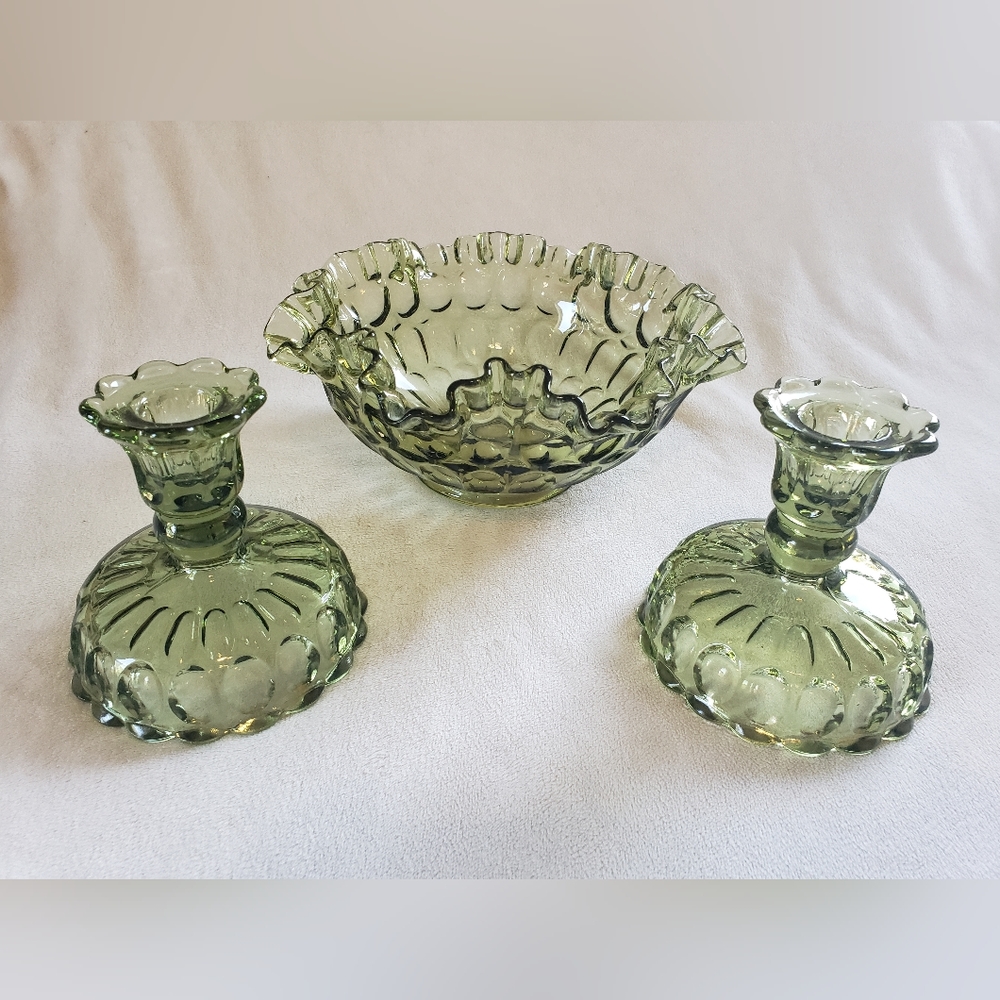 Fenton Colonial Green 3-Piece Set